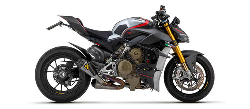 ARROW EXHAUST | DUCATI STREETFIGHTER V4 / PANIGALE V4 2020-24 | Titanium Works silencers (right and left) with titanium link pipies | 71162PK