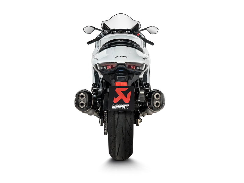 S-S13SO4-HRAATBL/1 | AKRAPOVIC | Suzuki GSX-1300R Hayabusa 2025-26 | Slip-On Line (Titanium)