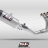 SC Project S1 Stainless Steel 3-1 Full Exhaust System for Triumph Street Triple 765 RS (2023-24)