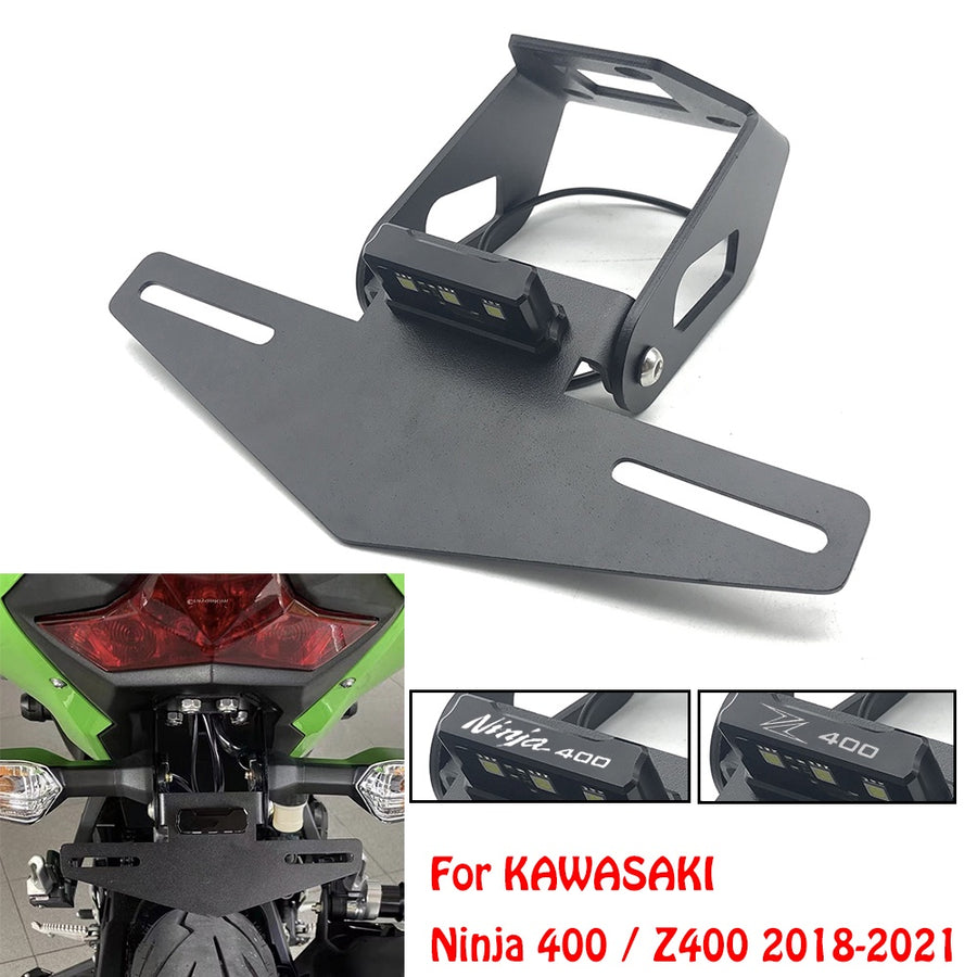 License Plate Holder For Kawasaki Ninja 400 2018-Puig