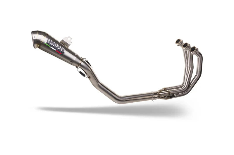 E5.T.100.RACEDB.PCEV | G.P.R EXHAUST | GPR exhaust compatible with Triumph Daytona 660 2023-2025, Powercone Evo, Full system exhaust, including removable db killer