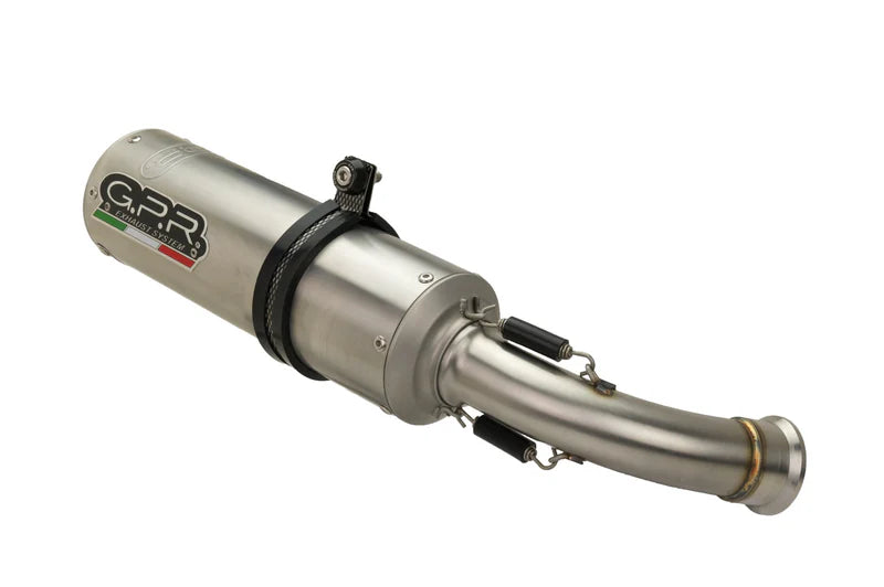E5.BM.DBHOM.93.M3.INOX | G.P.R EXHAUST | BMW G310 R 2022-2024 Full system exhaust, including removable db killer