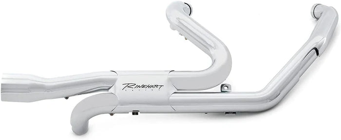 100-0452 | Rinehart Racing | Harley-Davidson TOURING SLIMLINE DUALS HEADER KIT CHROME for M8 2018-2026
