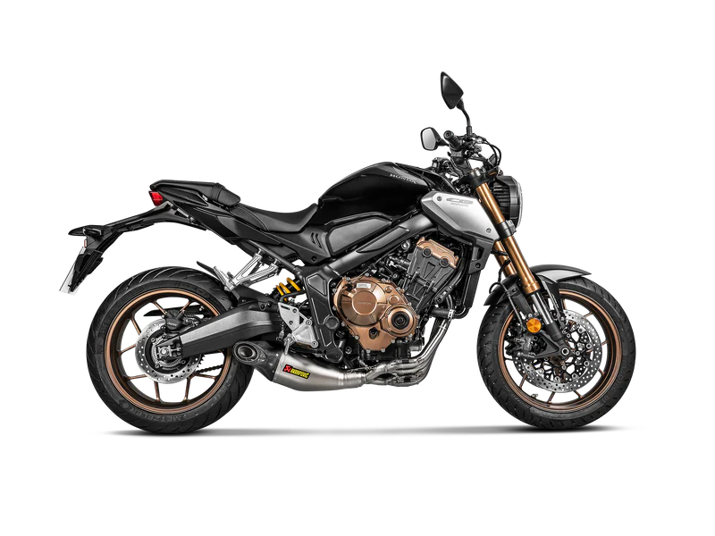 S-H6R11-AFT | AKRPOVIC | Honda CBR 650 F 2014-2018 Racing Line (Titanium)