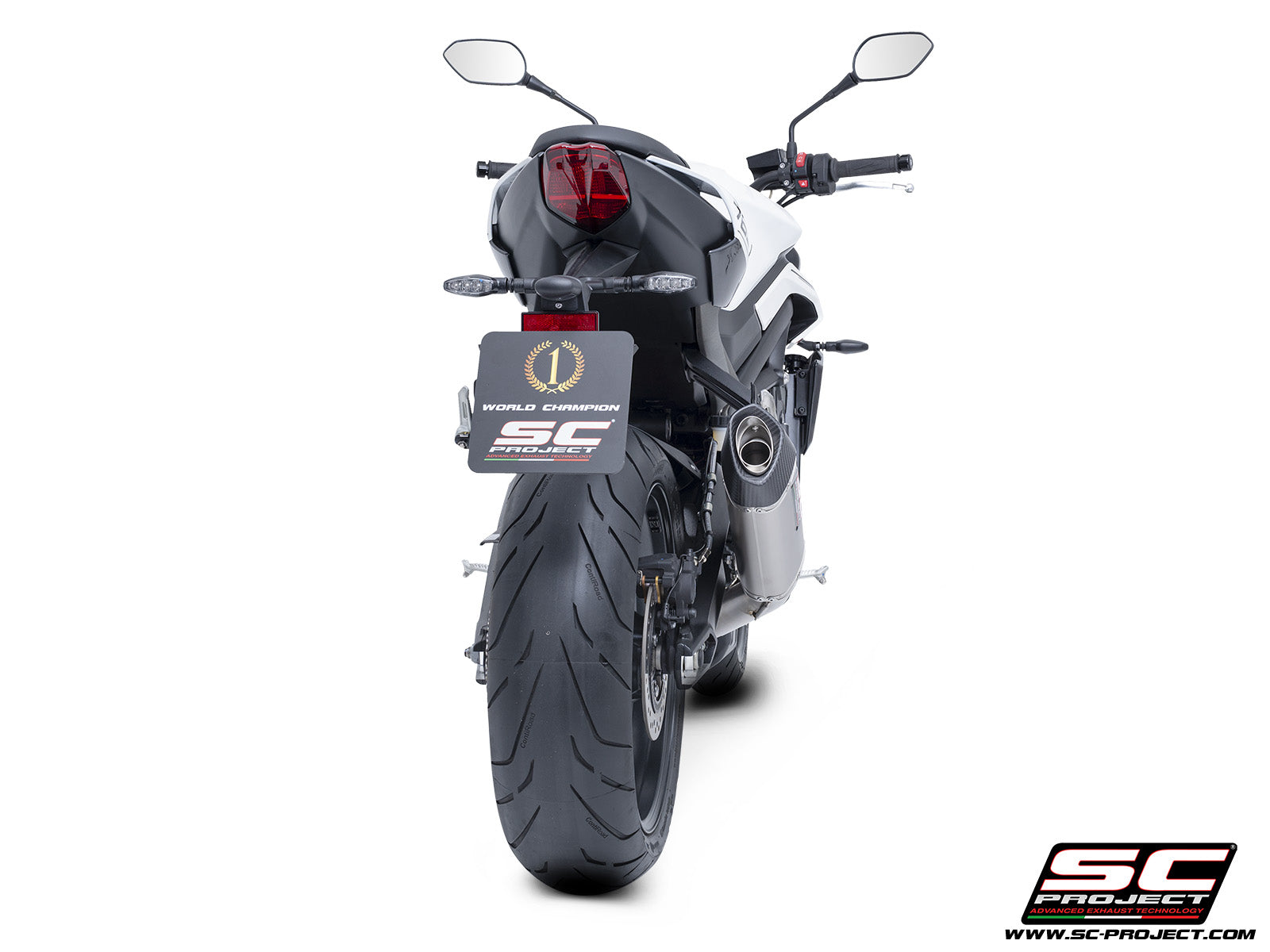 Sc Project SC1-S Titanium exhaust 3-1 Stainless Steel full System for Street Triple 765 R-RS-R A2 (2024-2025)