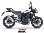 Sc Project SC1-S Titanium exhaust 3-1 Stainless Steel full System for Street Triple 765 R-RS-R A2 (2024-2025)