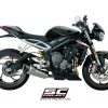 SC Project SC1-R Titanium Exhaust for Triumph Street Triple 765 (2017-19)