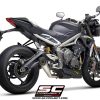 SC Project S1 Titanium Exhaust for Triumph Street Triple 765 – RS (2017-19)