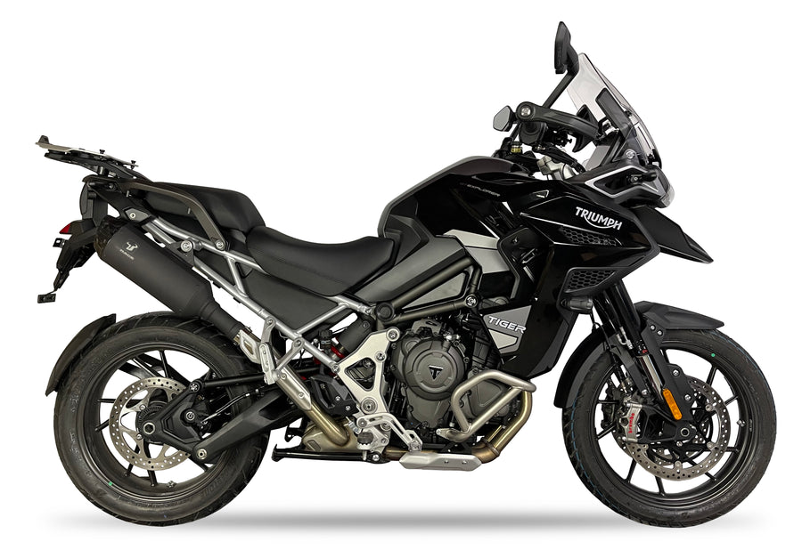 Ixil Exhaust | Triumph Tiger 1200 IXRACE Desert Black Stainless Steel Exhaust