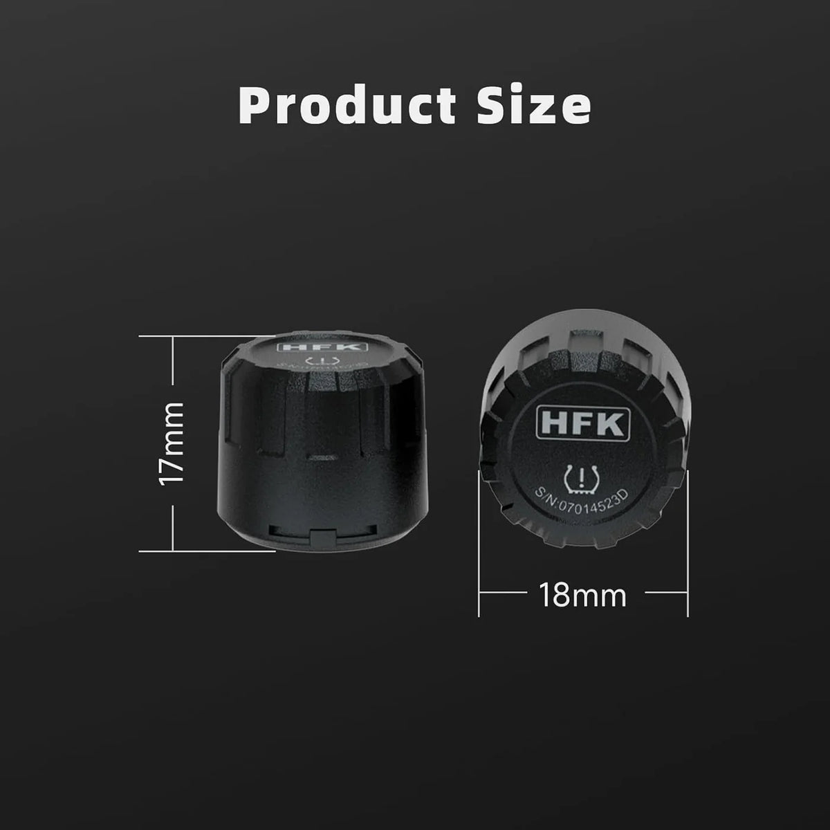 HFK | HFK   T100Mini   Tire Pressure   Monitoring System   –   Wireless TPMS   for Motorcycles