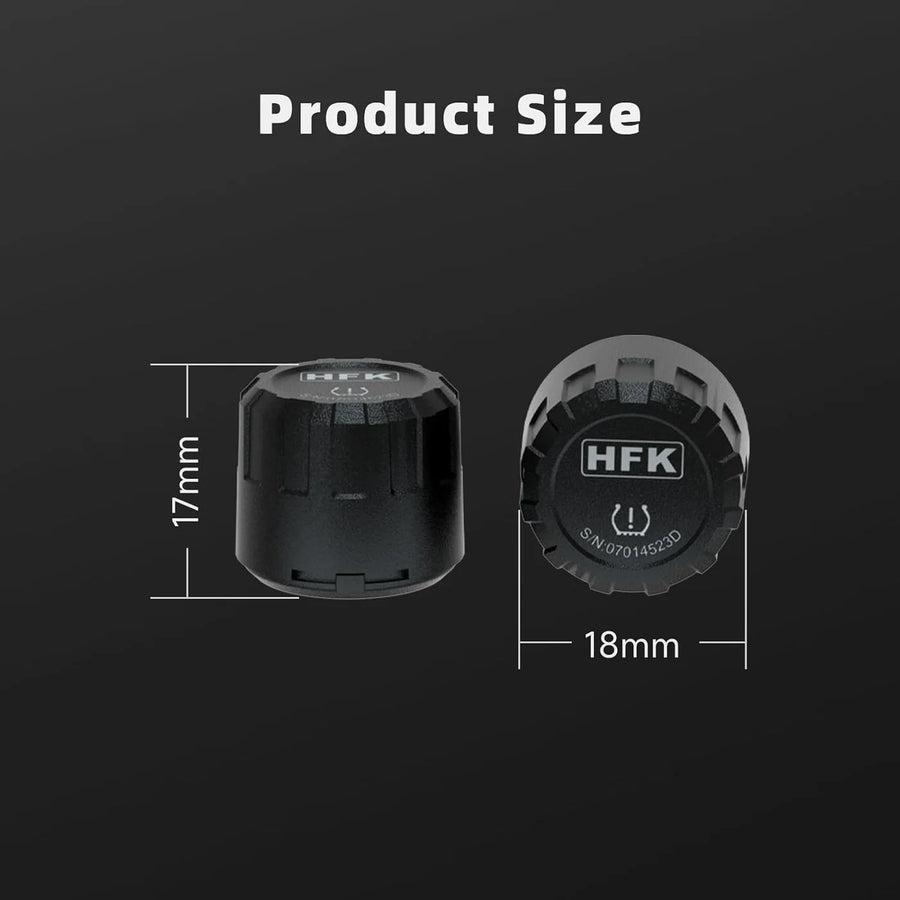HFK | HFK   T100Mini   Tire Pressure   Monitoring System   –   Wireless TPMS   for Motorcycles
