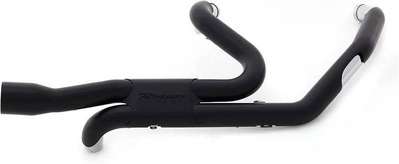 100-0453 | Rinehart Racing | Harley-Davidson touring models 2017-Up Slimline Dual Header Kit - Black