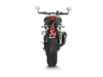 S-T7SO1-HAPC | AKRPOVIC | Triumph Street Triple 765 S / R / RS 2017 -2019 Slip-On Line (Carbon) - Homologated