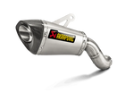 AKRPOVIC | Kawasaki Z900 2017 -2019 Slip-On Line (Titanium) - Shorty | S-K9SO4-ASZT