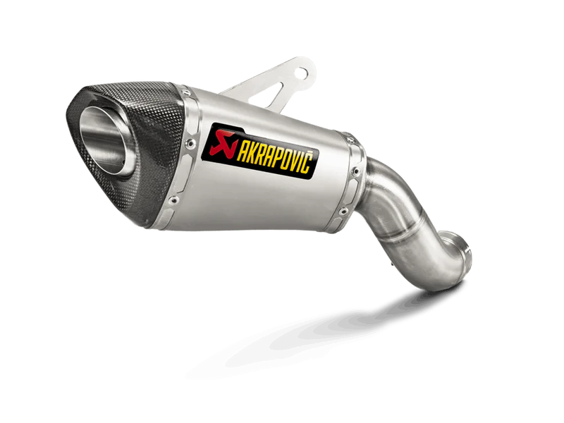 AKRPOVIC | Kawasaki Z900 2017 -2019 Slip-On Line (Titanium) - Shorty | S-K9SO4-ASZT