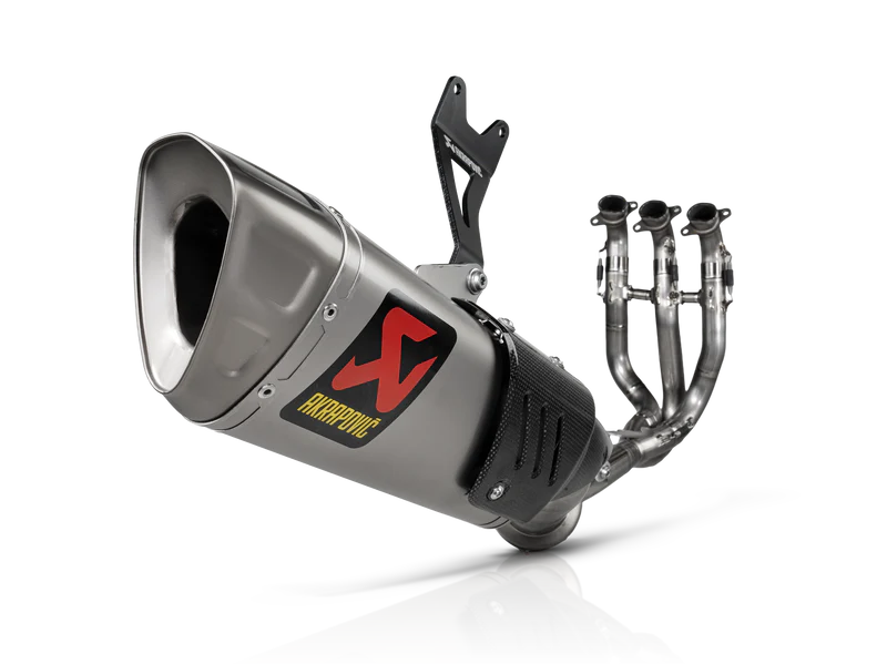 S-T7E1-APLT | AKRAPOVIC | Triumph Street Triple / Daytona 765 S / R / RS 2025 - up| Evolution Line (Titanium)