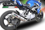 E5.BM.DBHOM.93.M3.INOX | G.P.R EXHAUST | BMW G310 R 2022-2024 Full system exhaust, including removable db killer