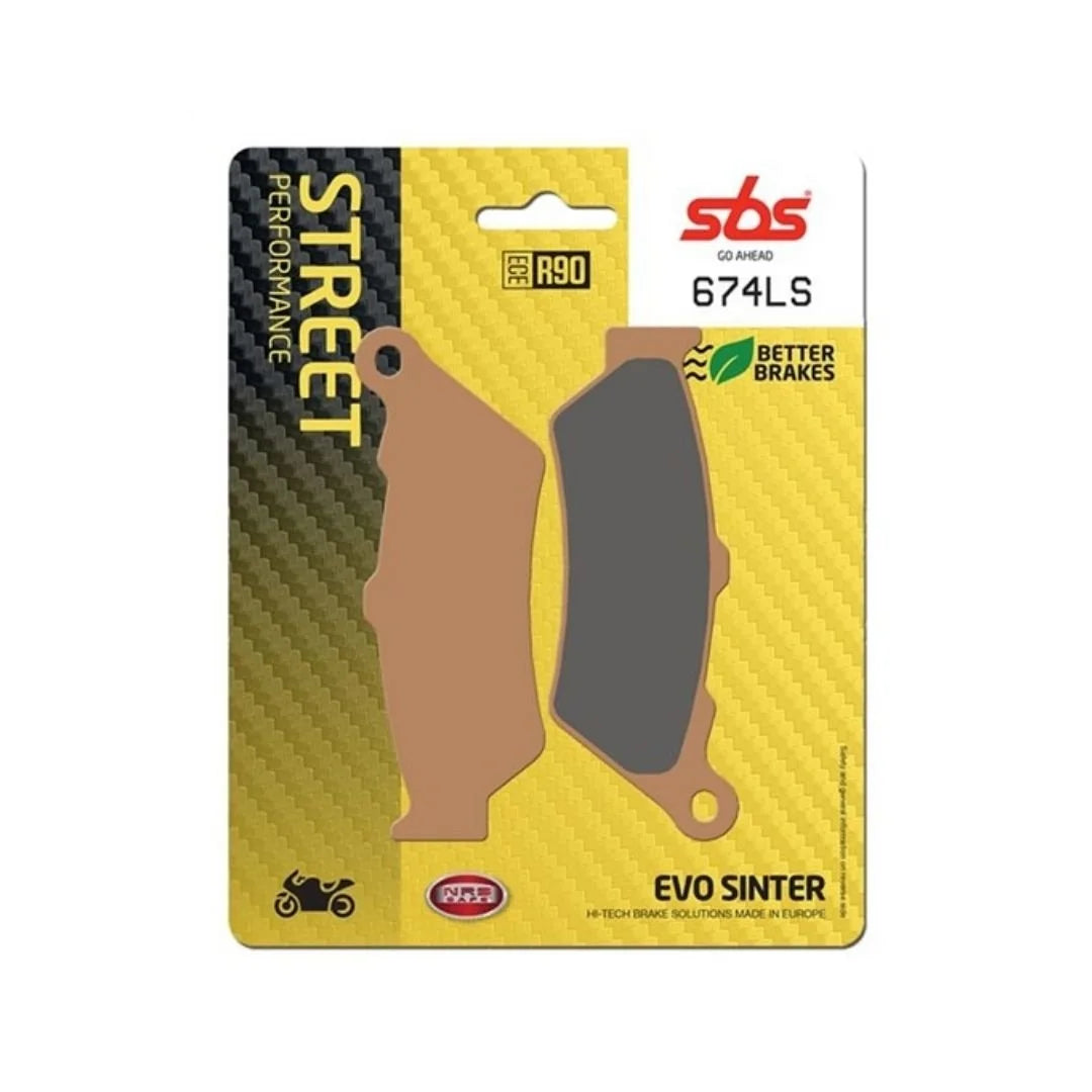 SBS Brake Pad | SBS  674LS – SINTER REAR BRAKE PADS