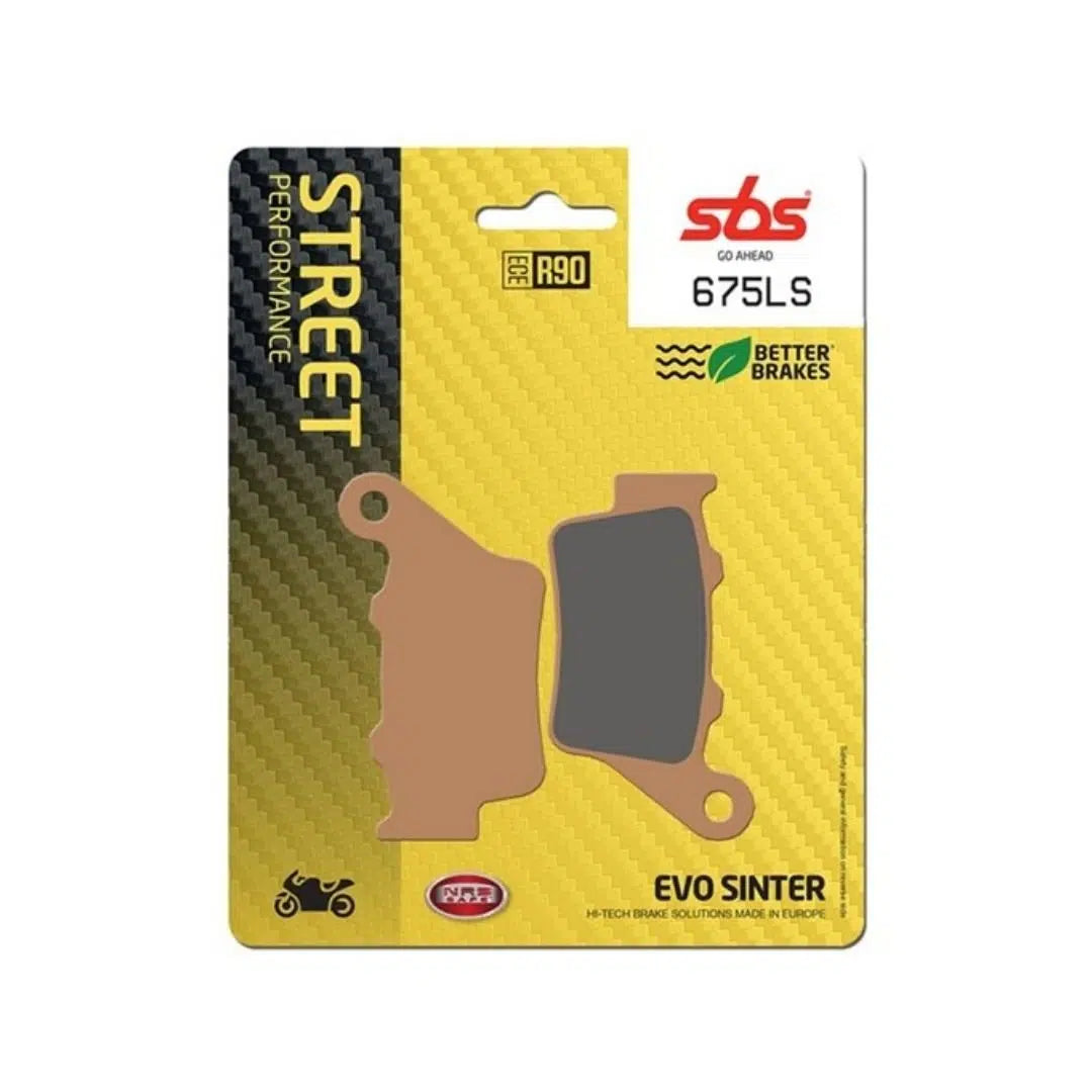 SBS Brake Pad | SBS 675LS- SINTER REAR BRAKE PADS