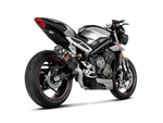 S-T7SO2-APC| AKRPOVIC | Triumph Street Triple 765 S / R / RS 2017 -2019 Slip-On Line (Carbon)