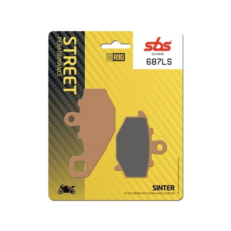 SBS Brake Pad | SBS 687LS – SINTER REAR BRAKE PADS