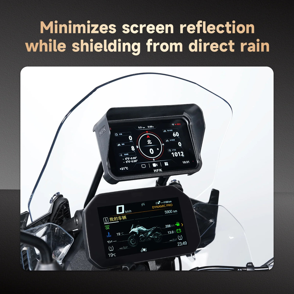 HFK | HFK   Sun   Shade   HC50/HC50-RM   Motorcycle Carplay   Dashcam