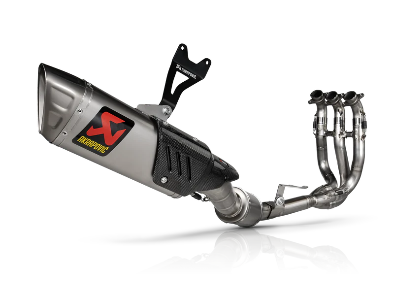 S-T7E1-APLT | AKRAPOVIC | Triumph Street Triple / Daytona 765 S / R / RS 2025 - up| Evolution Line (Titanium)