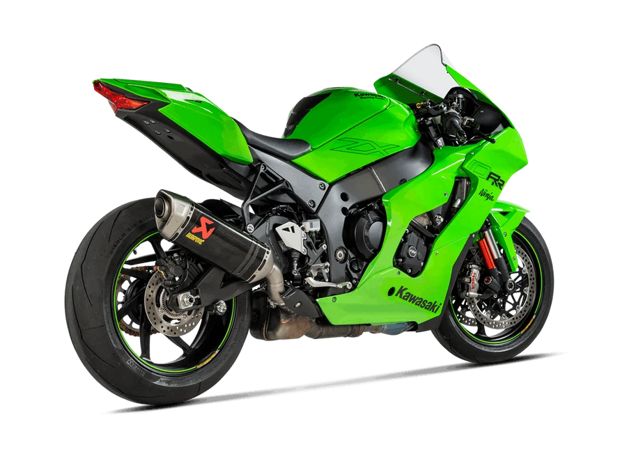 AKRAPOVIC | AKRAPOVIC Kawasaki ZX-10R 2021-2025 Carbon Slip-On Line Exhaust System-S-K10SO27-HRC