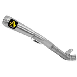 ARROW EXHAUST | Kawasaki ZX-10R / ZX-10RR 2017/19 | Half system racing - Pro-Race titanium silencer + titanium link pipe ø65mm | 71167HCP