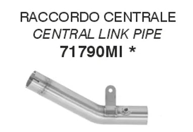 ARROW EXHAUST | Kawasaki ZX-6R 2024-26 | CENTRAL RACING LINK PIPE | 71790MI