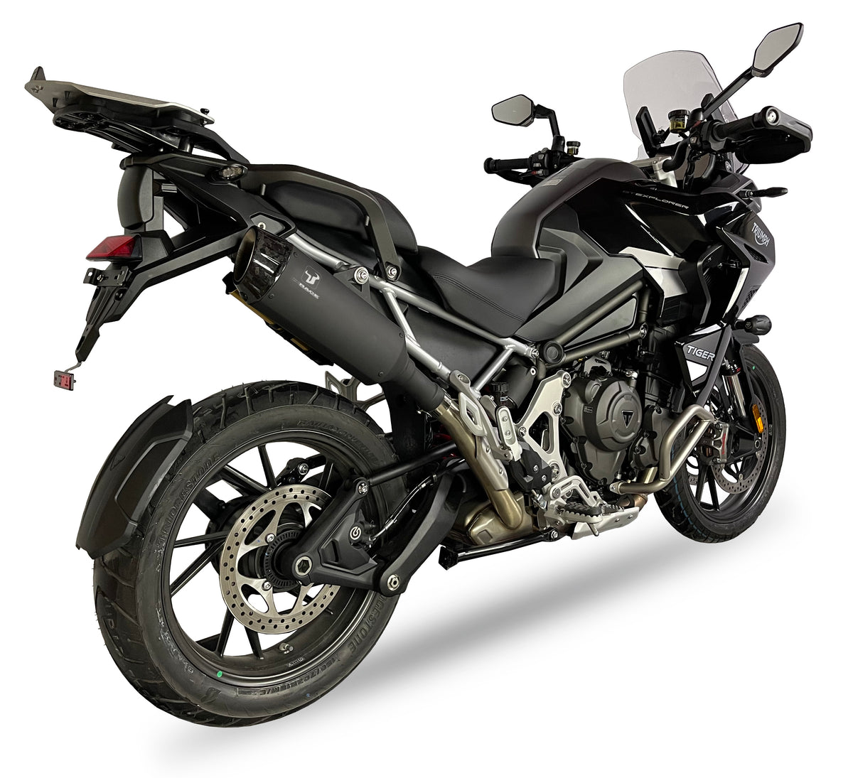 Ixil Exhaust | Triumph Tiger 1200 IXRACE Desert Black Stainless Steel Exhaust