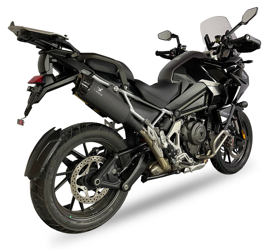Ixil Exhaust | Triumph Tiger 1200 IXRACE Desert Black Stainless Steel Exhaust