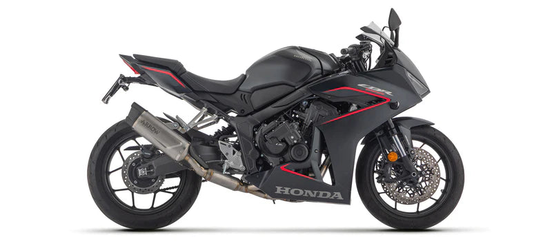 71069PK | ARROW EXHAUST | HONDA CBR650R E5+ 2024-26 | RACING FULL SYSTEM WITH TITANIUM INDY-RACE EVO SILENCER + STAINLESS STEEL COLLECTORS