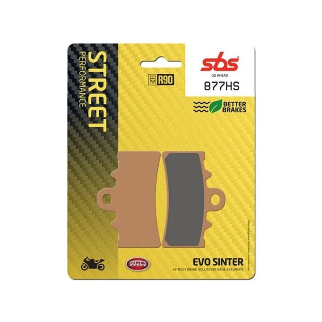 SBS Brake Pad | SBS  877HS- SINTER FRONT BRAKE PADS