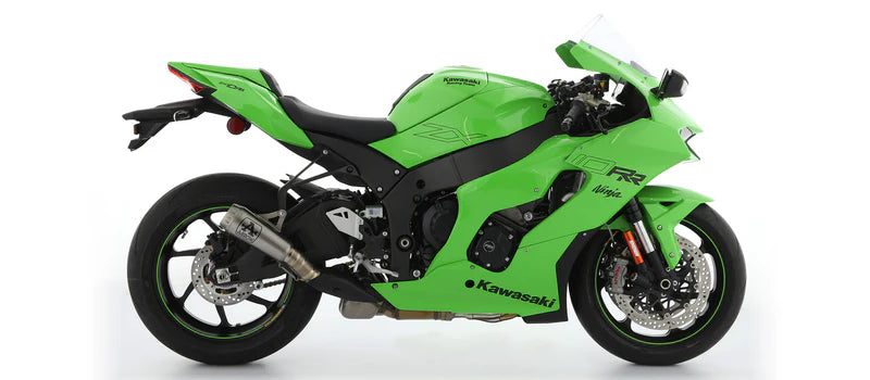ARROW EXHAUST | Kawasaki ZX-10R / ZX-10RR 2021/2025 | Half system racing - Pro-Race titanium silencer + titanium link pipe | 71215HCP