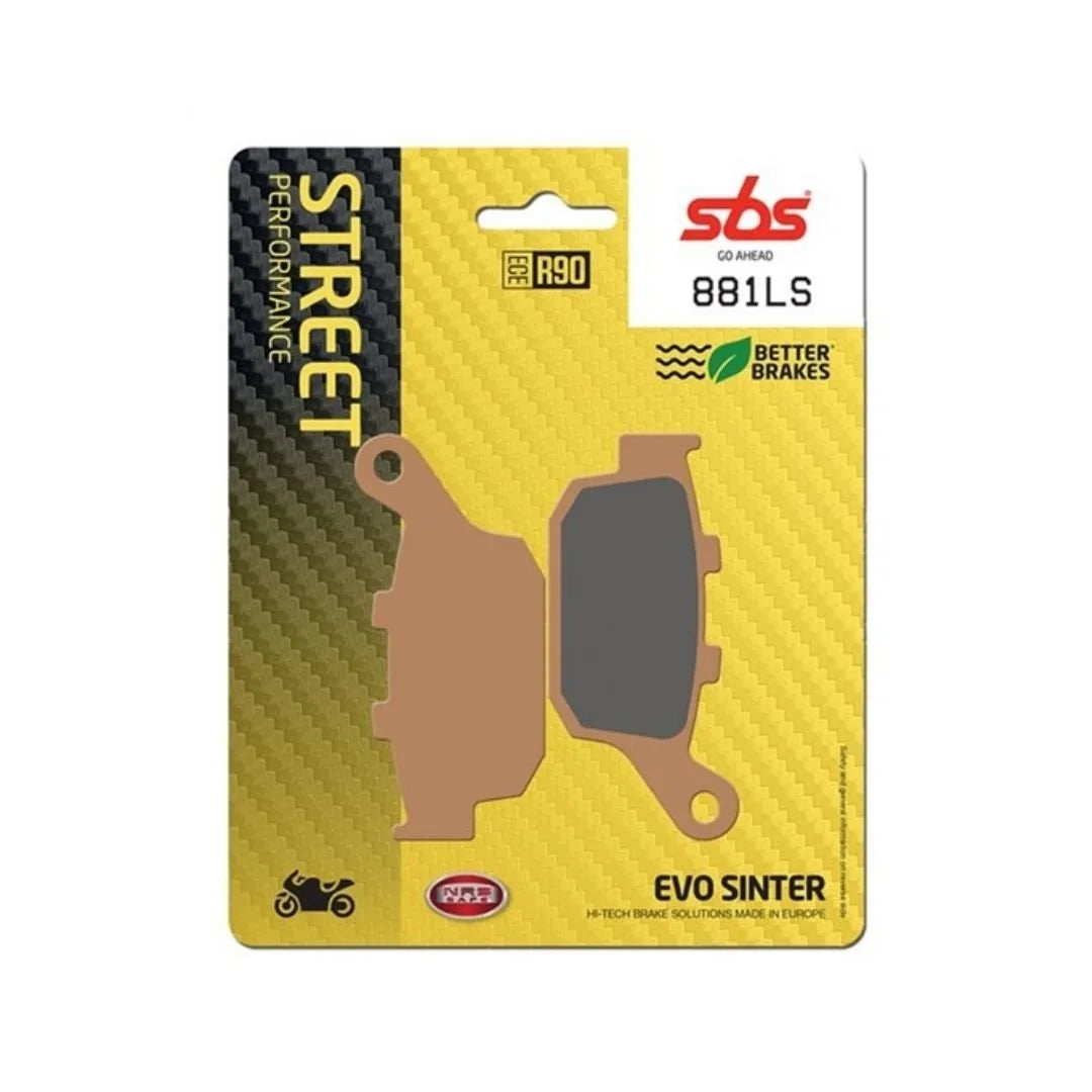 SBS Brake Pad | SBS 881LS- SINTER REAR BRAKE PADS