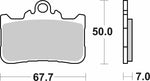 SBS Brake Pad | SBS  994HS- SINTER FRONT BRAKE PADS