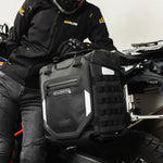 LOBOO Inflatable Motorcycle Side Bag Set – ALPS Series Waterproof Travel Saddle Bags (Available in 23L, 30L, or Mixed 23L+30L Options)
