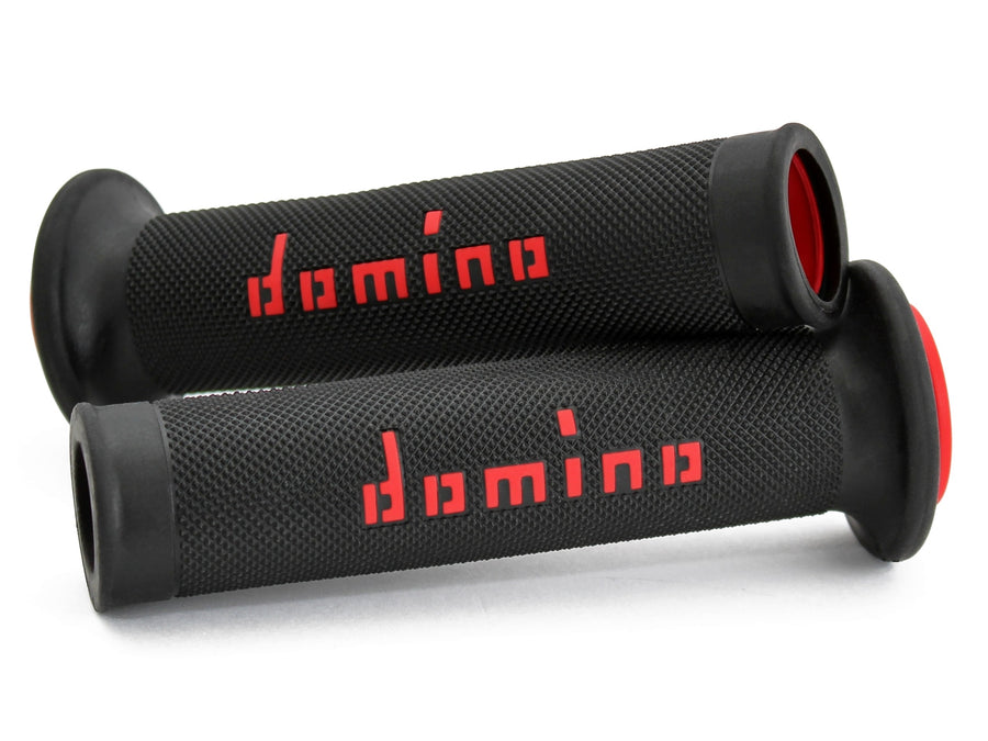 DOMINO | DOMINO A010 BLACK/RED ROAD-RACING GRIPS
