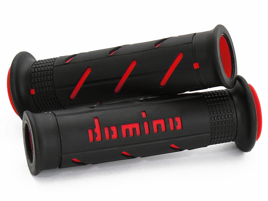 DOMINO | DOMINO A250 BLACK/RED ROAD-RACING GRIPS