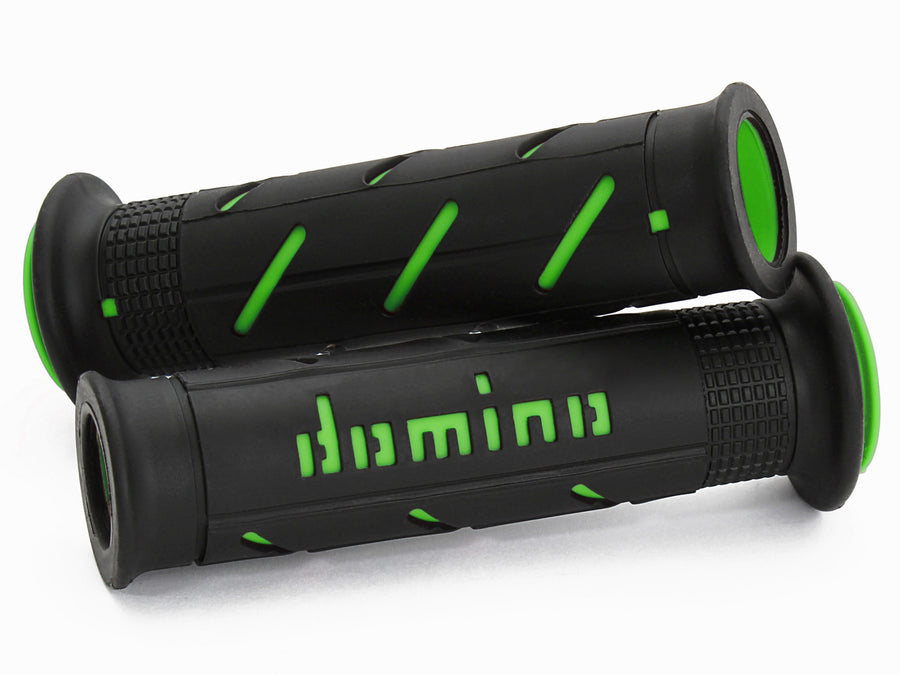 DOMINO | DOMINO A250 BLACK/GREEN ROAD-RACING GRIPS