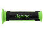 DOMINO | DOMINO A350 ANTHRACITE/GREEN TOURING GRIPS