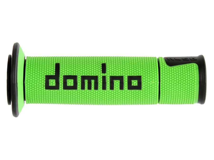 DOMINO | DOMINO A450 GREEN/BLACK RACING GRIPS