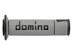 DOMINO | DOMINO A450 GREY/BLACK RACING GRIPS