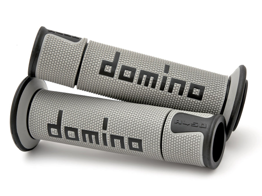 DOMINO | DOMINO A450 GREY/BLACK RACING GRIPS