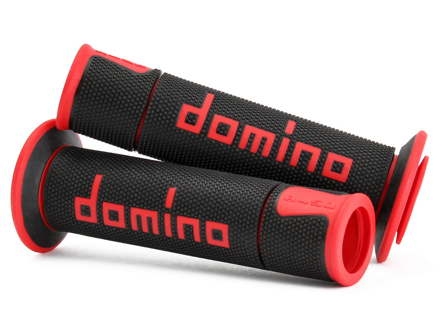 DOMINO | DOMINO A450 BLACK/RED RACING GRIPS