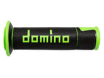 DOMINO | DOMINO A450 BLACK/GREEN RACING GRIPS