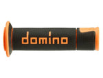 DOMINO | DOMINO A450 ORANGE/BLACK RACING GRIPS