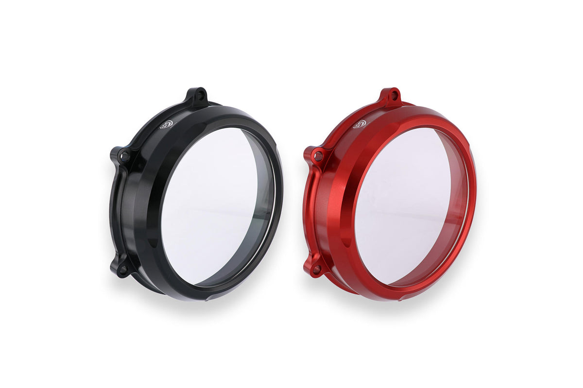 CNC RACING | Clear oil bath clutch cover Ducati Multistrada V4 and Diavel V4