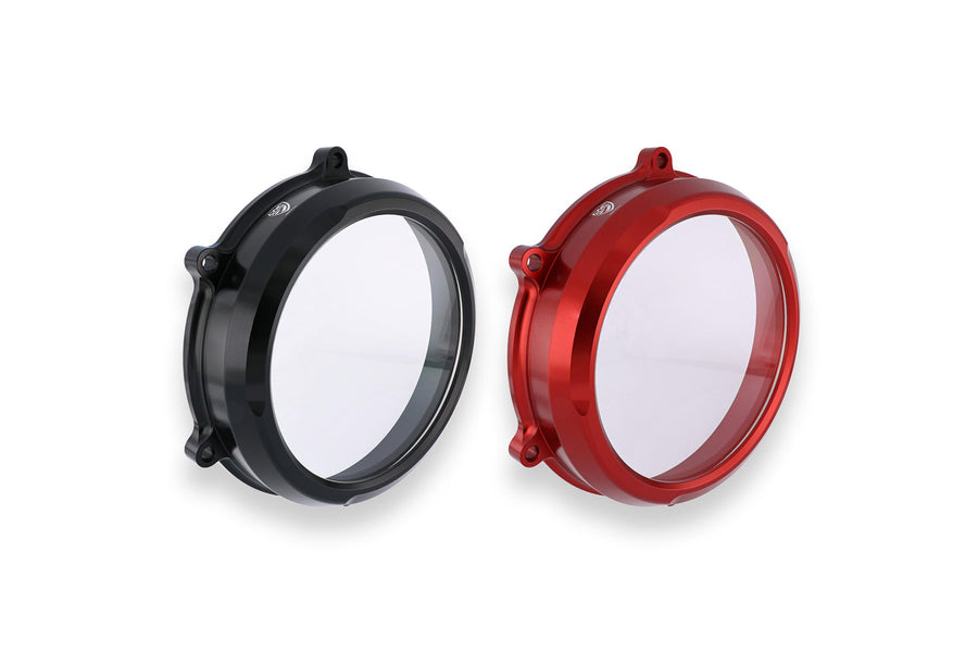CNC RACING | Clear oil bath clutch cover Ducati Multistrada V4 and Diavel V4